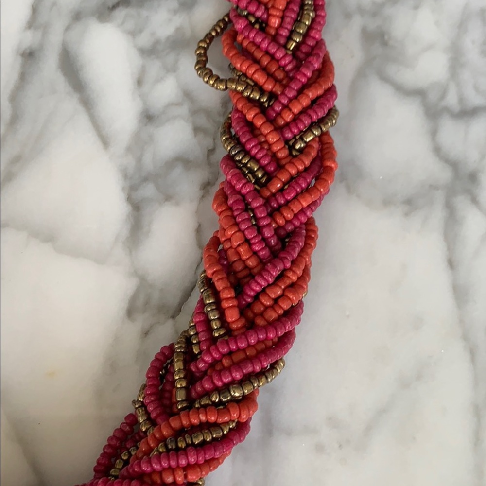 beaded statement necklace - Picture 3 of 5